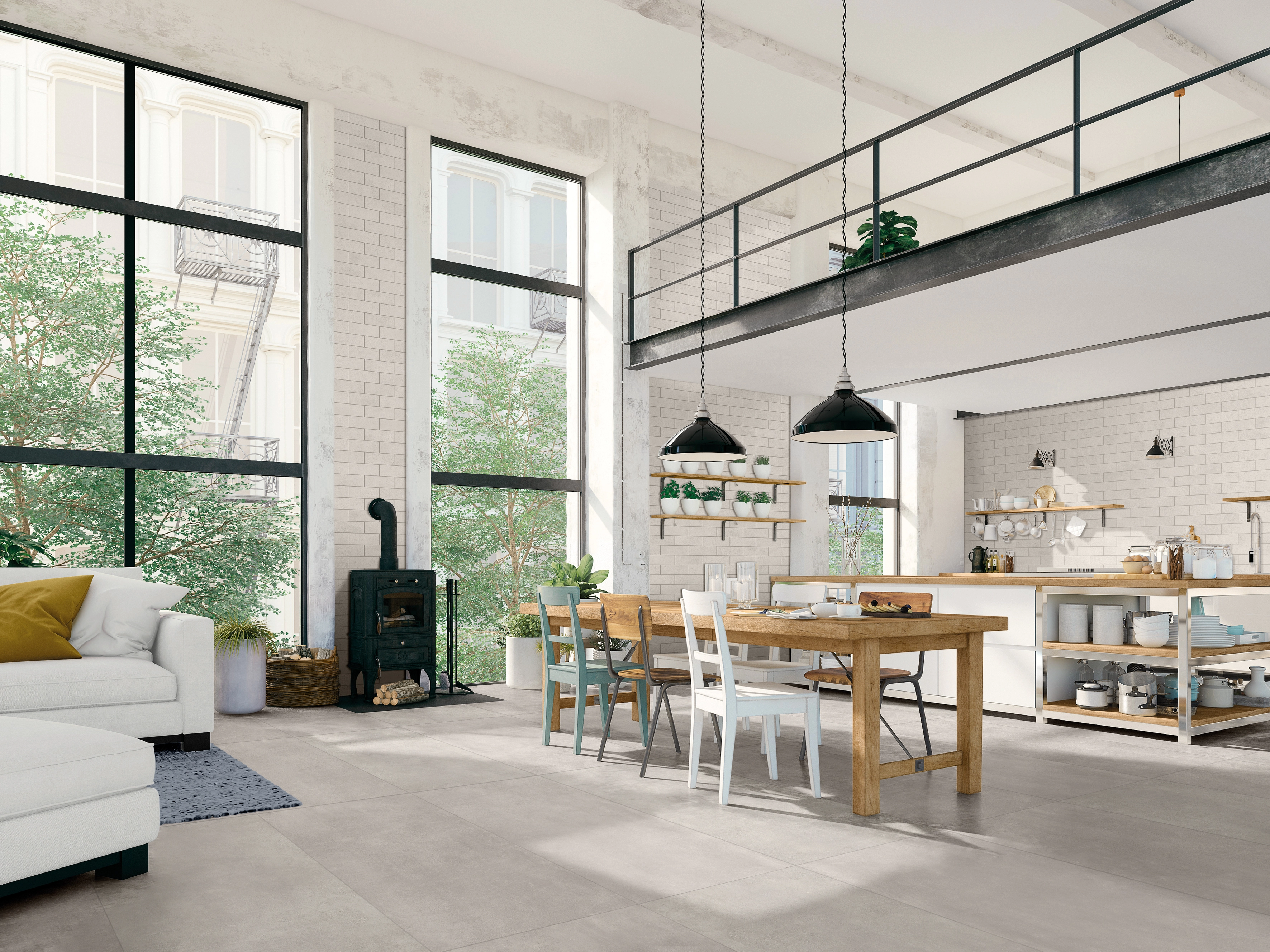 Ceramiche Mariner Absolute, Metal; Stone; Wood; Concrete