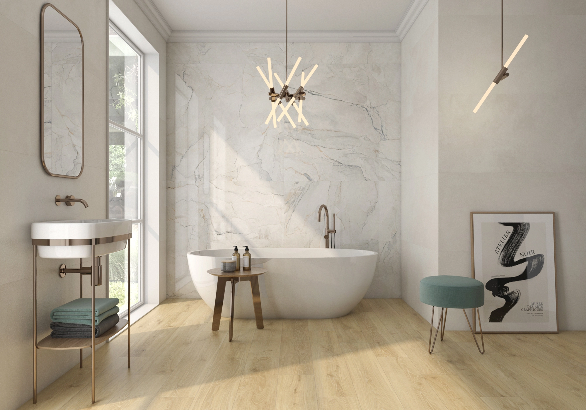Geotiles Sauvage, Marble