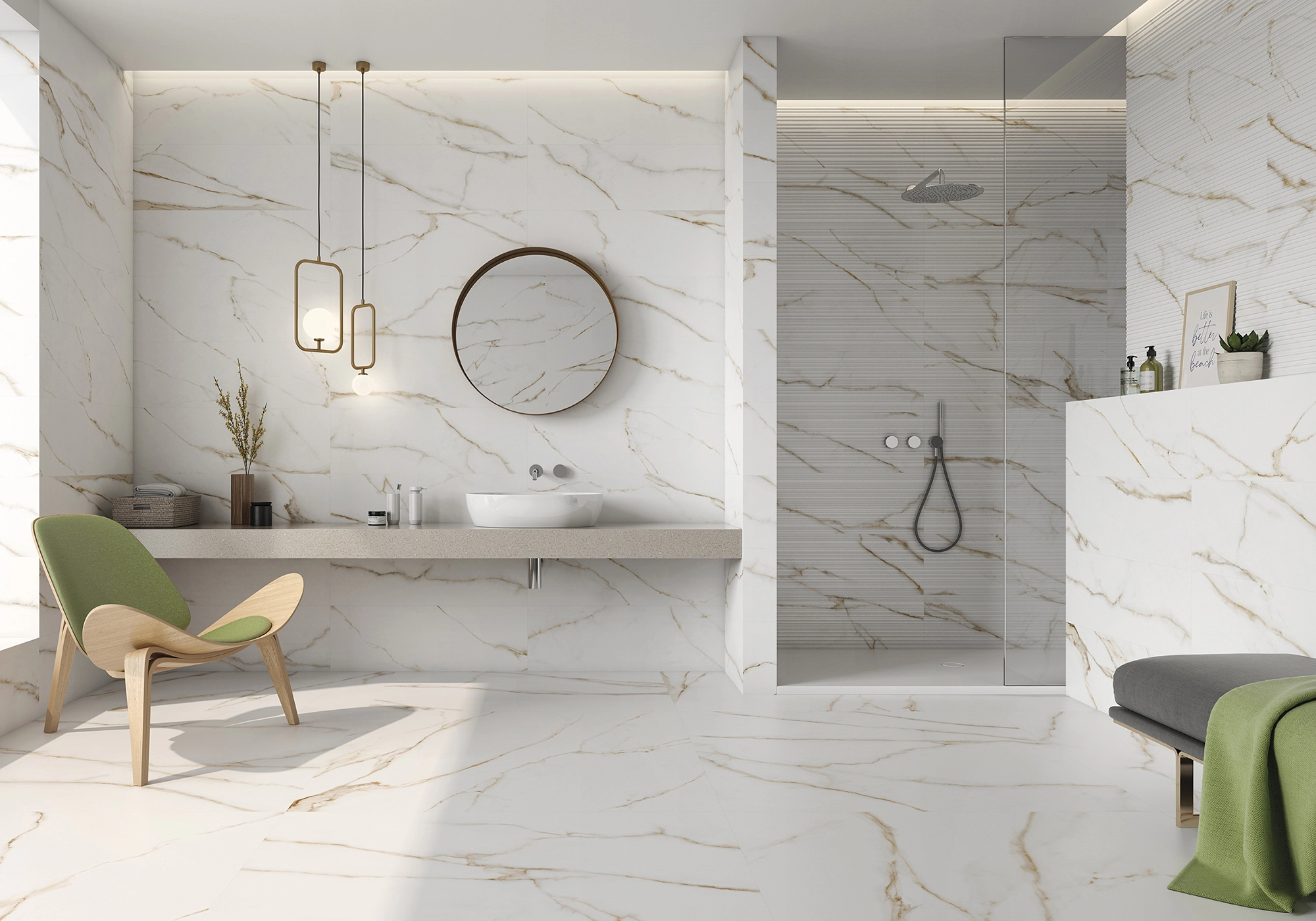 Geotiles Damiano, Marble