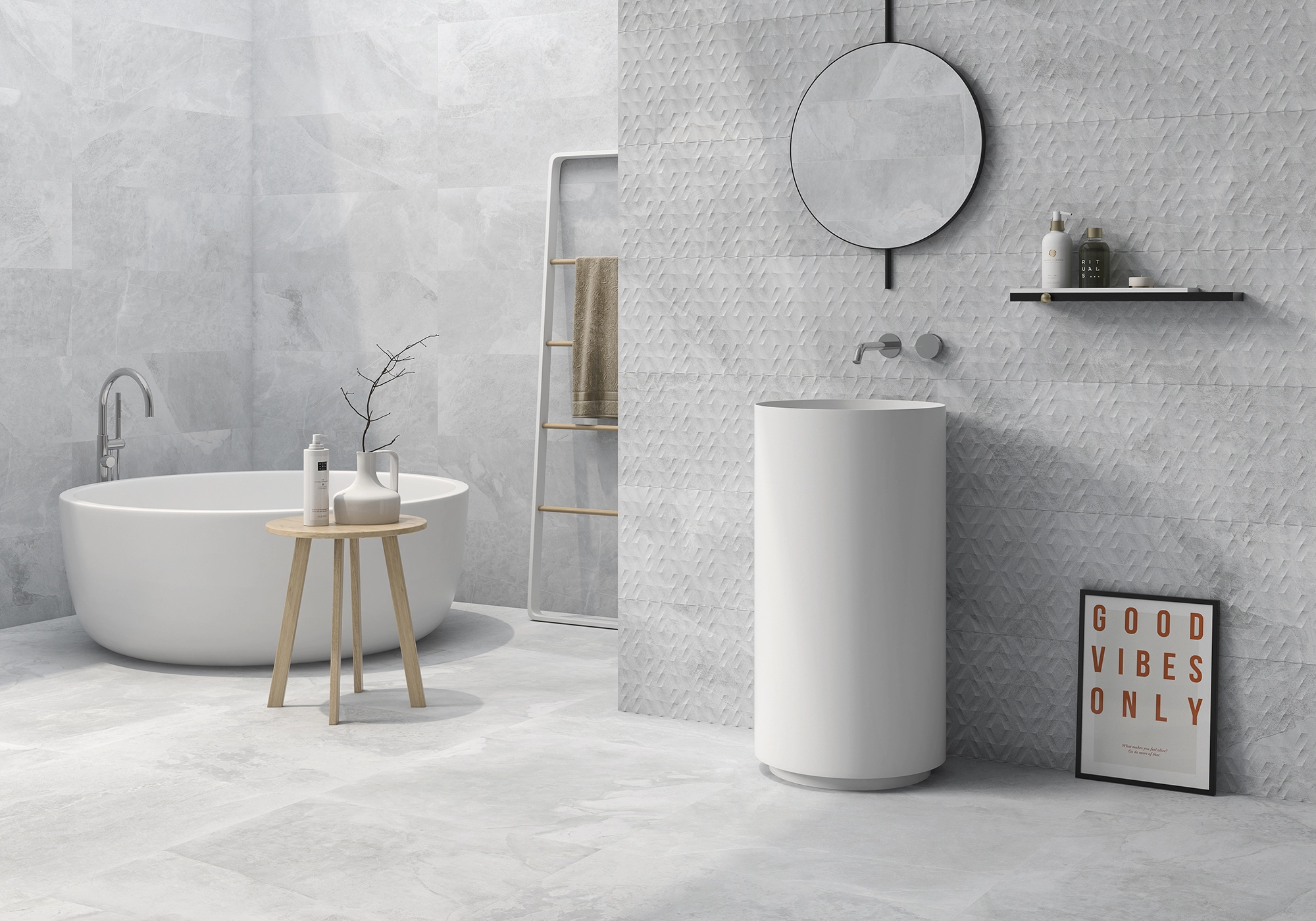 Geotiles Makai, Stone