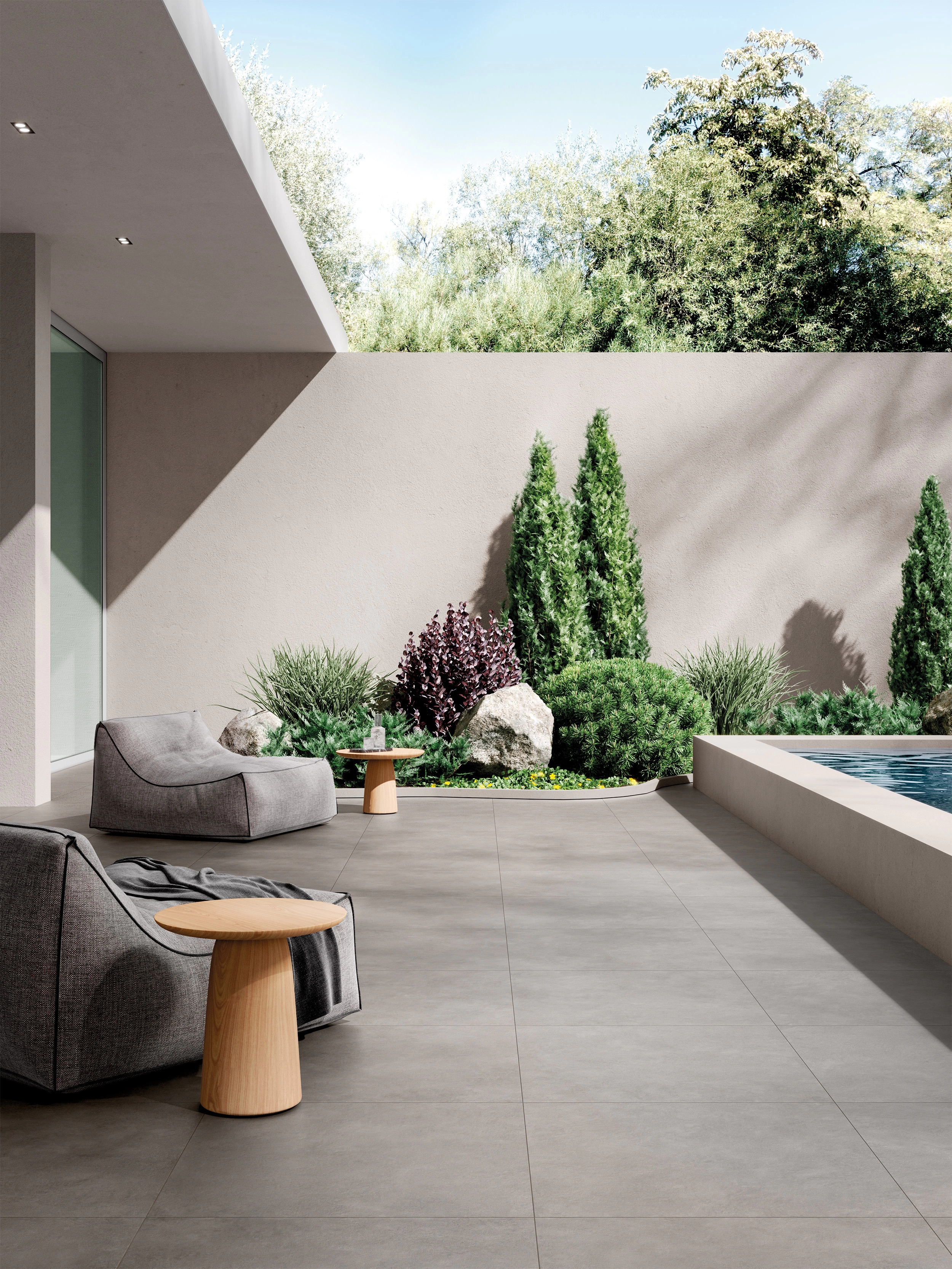 Abitare la ceramica All Around Concrete