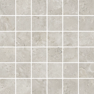 Storica Mosaico 5x5 M2SRMS30030 - Silver, Natural, 30x30cm, 9.00mm, not-rectified