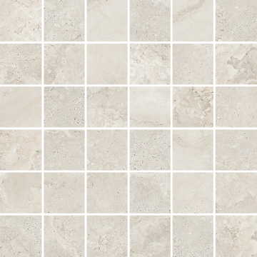 Storica Mosaico 5x5 M2SRMS30010 - White, Natural, 30x30cm, 9.00mm, not-rectified