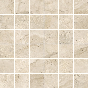 Storica Mosaico 5x5 M2SRMS30020 - Cream, Natural, 30x30cm, 9.00mm, not-rectified