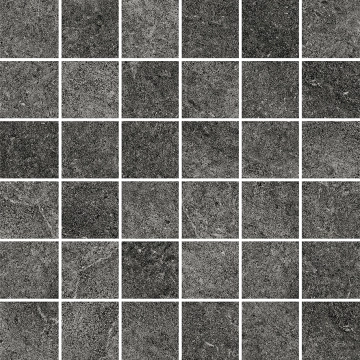 Kong Mosaico 5x5 M2KNMS30040 - Antracite, Natural, 30x30cm, 9.00mm, Not rectified