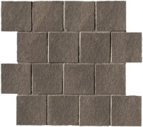 Percorsi Extra Mosaico Burattato J6M3 - Pietra Di Faedis, Structured r11, 31.5x31.5cm, 9.00mm, Rectified