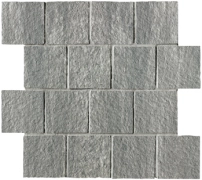 Percorsi Extra Mosaico Burattato J6M4 - Pietra Di Vals, Structured r11, 31.5x31.5cm, 9.00mm, Rectified