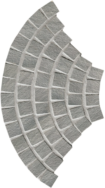 Percorsi Extra Coda di Pavone J6C4 - Pietra Di Vals, Structured r11, 104x57cm, 9.00mm, Rectified