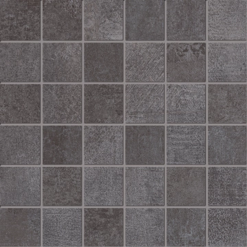 Noord Mosaico 4,8×4,8 EDM4 - Anthracite, Natural r10, 30x30cm, 9.00mm, Rectified