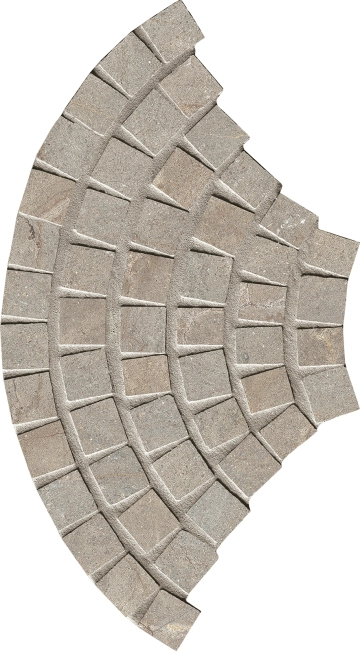Percorsi Frame Coda di Pavone GJC3 - Imperiale Walnut, Spazzolato r10, 104x57cm, 9.00mm, Rectified
