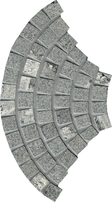 Percorsi Frame Coda di Pavone GJC2 - Gneiss Grey, Spazzolato r10, 104x57cm, 9.00mm, Rectified