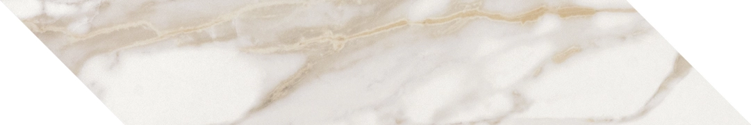 Elements Lux Chevron-sx T8A2 - Calacatta Gold, Lappato, 10x60cm, 9.00mm, Rectified