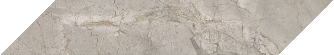 Elements Lux Chevron-dx A2T2 - Silver Grey, Lappato, 10x60cm, 9.00mm, Rectified