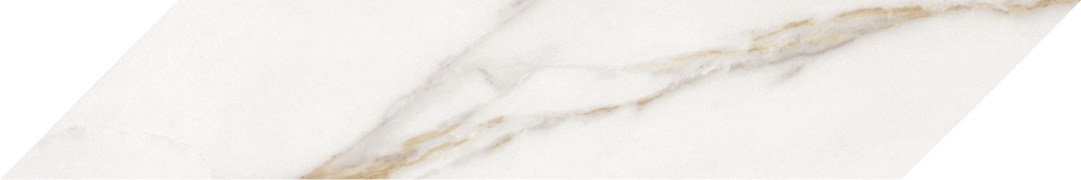 Elements Lux Chevron-dx A2T8 - Calacatta Gold, Lappato, 10x60cm, 9.00mm, Rectified