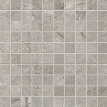 Elements Lux Mosaico 2,8×2,8 A2M2 - Silver Grey, Lappato, 30x30cm, 9.00mm, Rectified