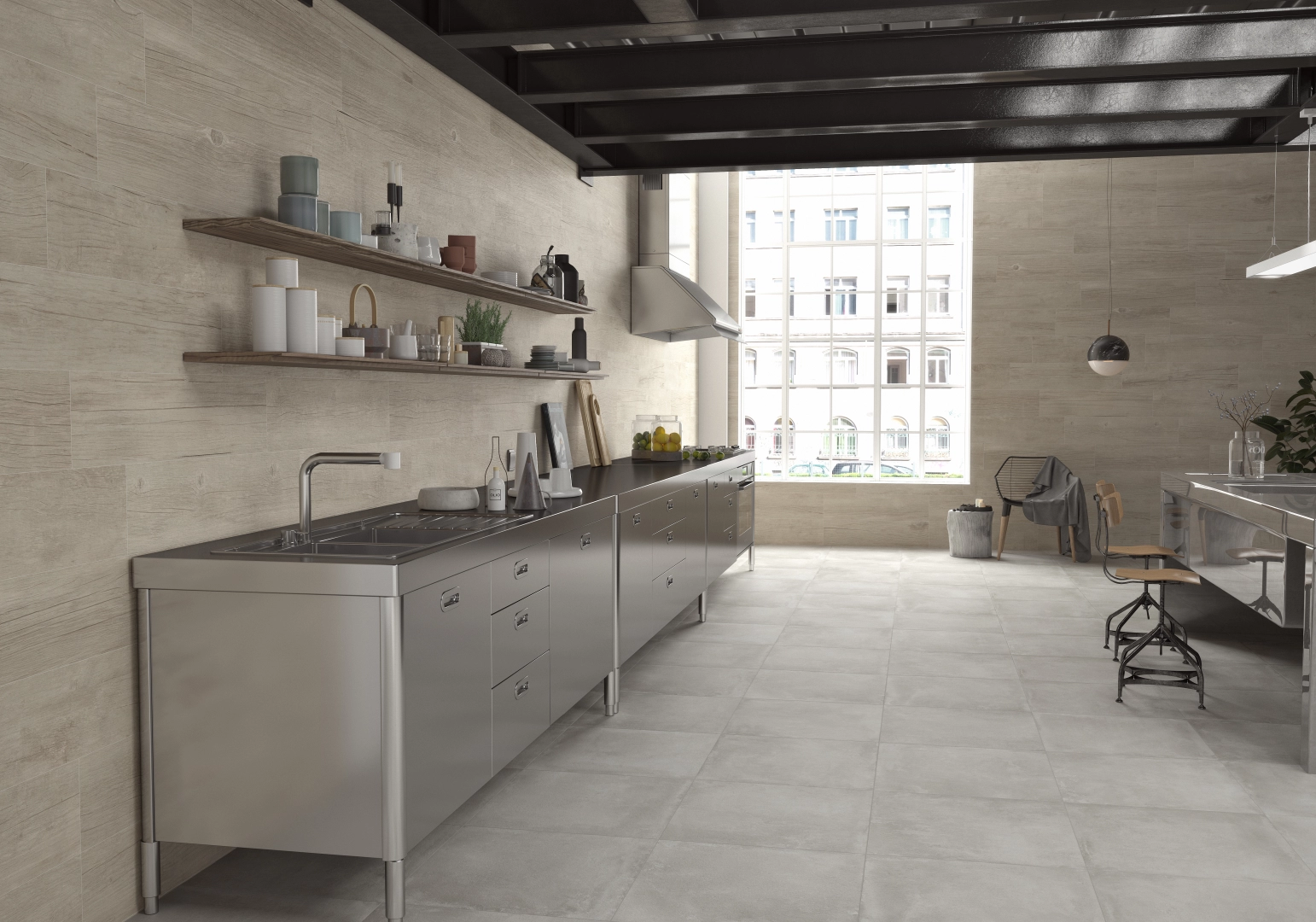 Argenta Ceramica Powder Tortora, Mate, 60x120cm, 9.00mm, not-rectified ...