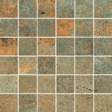 Costruire Mosaico 5x5 1086718 - Verde, Naturale, 30x30cm, 9.50mm, Not rectified