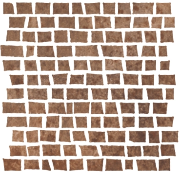 Costruire Mosaico Random 1086715 - Rame, Naturale, 30x30cm, 9.50mm, Not rectified
