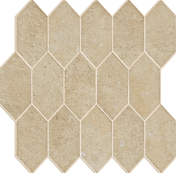Italica Mosaico Losanga 1086278 - Terra Mista, Naturale, 30x30cm, 9.50mm, Not rectified