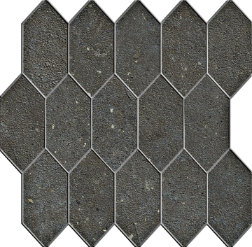 Italica Mosaico Losanga 1086274 - Terra Arsa, Naturale, 30x30cm, 9.50mm, Not rectified