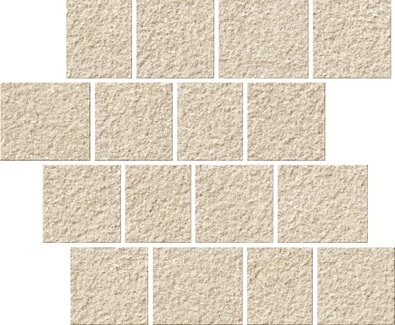 Eclettica Mosaico Pavè 1082438 - Beige, Rock, 30x30cm, 9.50mm, Not rectified