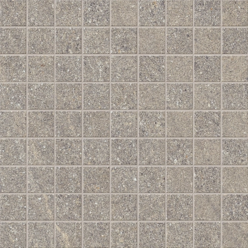 Eclettica Mosaico 3x3 1082037 - Piombo, Silk, 30x30cm, 9.50mm, Not rectified