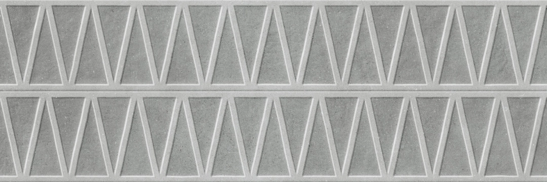 Slow Wall Struttura Hay 3D MPC7 - Cromo, Matt, 40x120cm, 12.00mm, Rectified