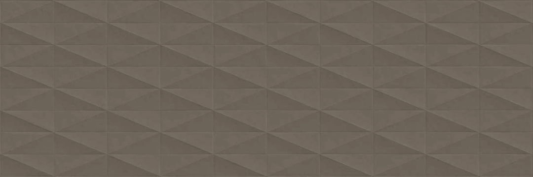 Eclettica Struttura Diamond 3D M1J6 - Taupe, Matt, 15.75x47.24