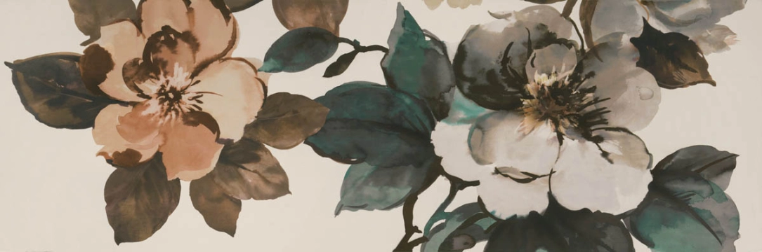 Eclettica Decoro Peony M2U7 - Cream, Semi-matt, 47.24x47.24