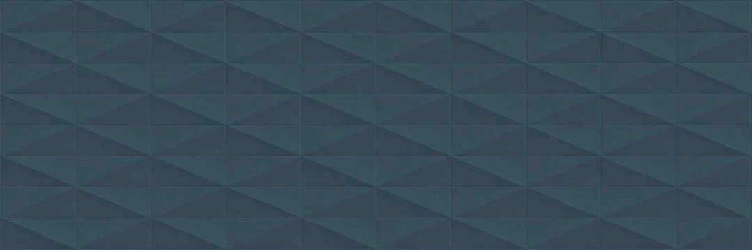 Eclettica Struttura Diamond 3D M1J8 - Blue, Matt, 15.75x47.24