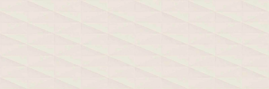 Eclettica Struttura Diamond 3D M1A9 - Cream, Matt, 15.75x47.24