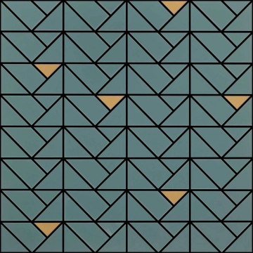 Eclettica Mosaico Bronze M3JF - Sage, Matt, 15.75x15.75