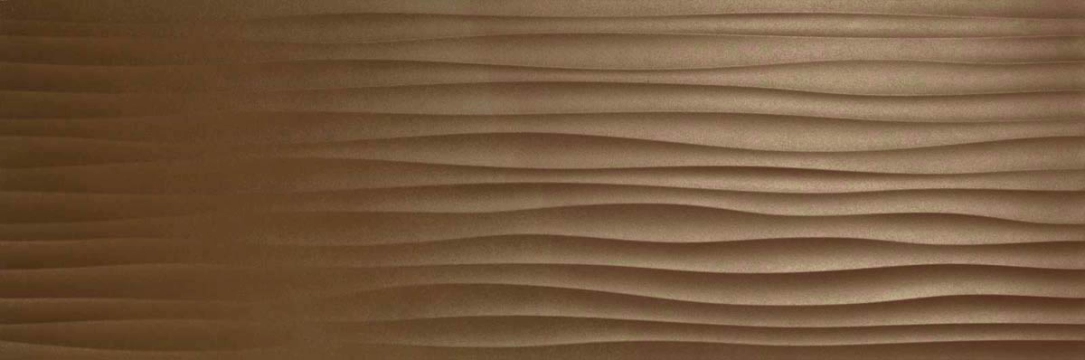 Eclettica Struttura Wave 3D M1AM - Bronze, Matt, 15.75x47.24
