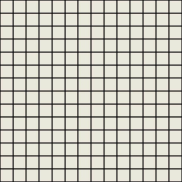 Eclettica Mosaico M3S3 - Cream, Semi-matt, 15.75x15.75