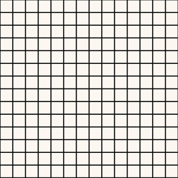 Eclettica Mosaico M3S4 - White, Semi-matt, 15.75x15.75