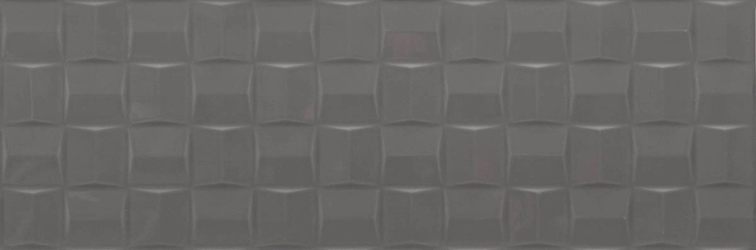 Pottery Struttura Cube 3D MMV2 - Slate, Lux, 25x76cm, 9.00mm, Not rectified