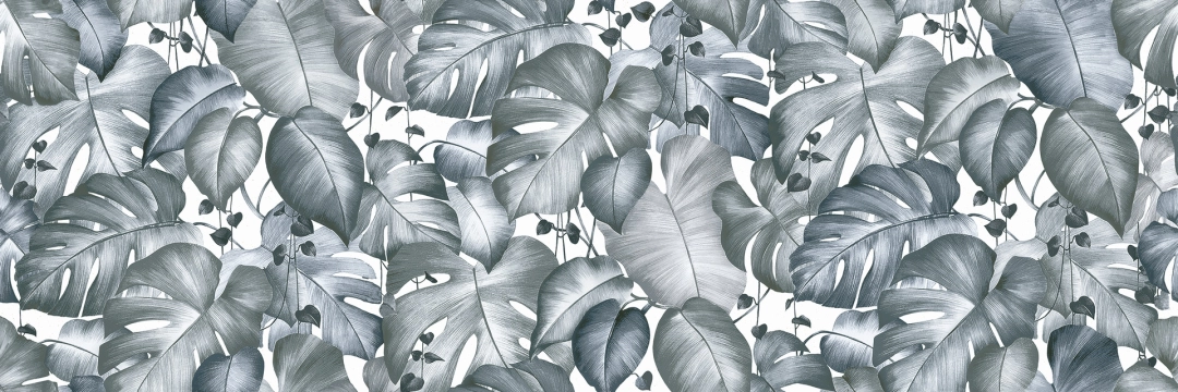 Racconti Decoro Foglie MD1Q - Freddo, Satin, 30x90cm, 10.00mm, Rectified