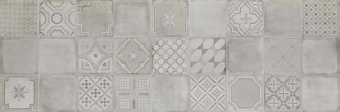 Materika Decoro Cementine MMJY - Grigio, Lux, 40x120cm, 6.00mm, Rectified