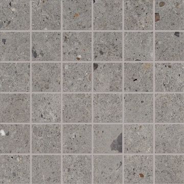 Ego Mosaico 5x5 EGXS - Grigio Scuro, Naturale, 11.81x11.81