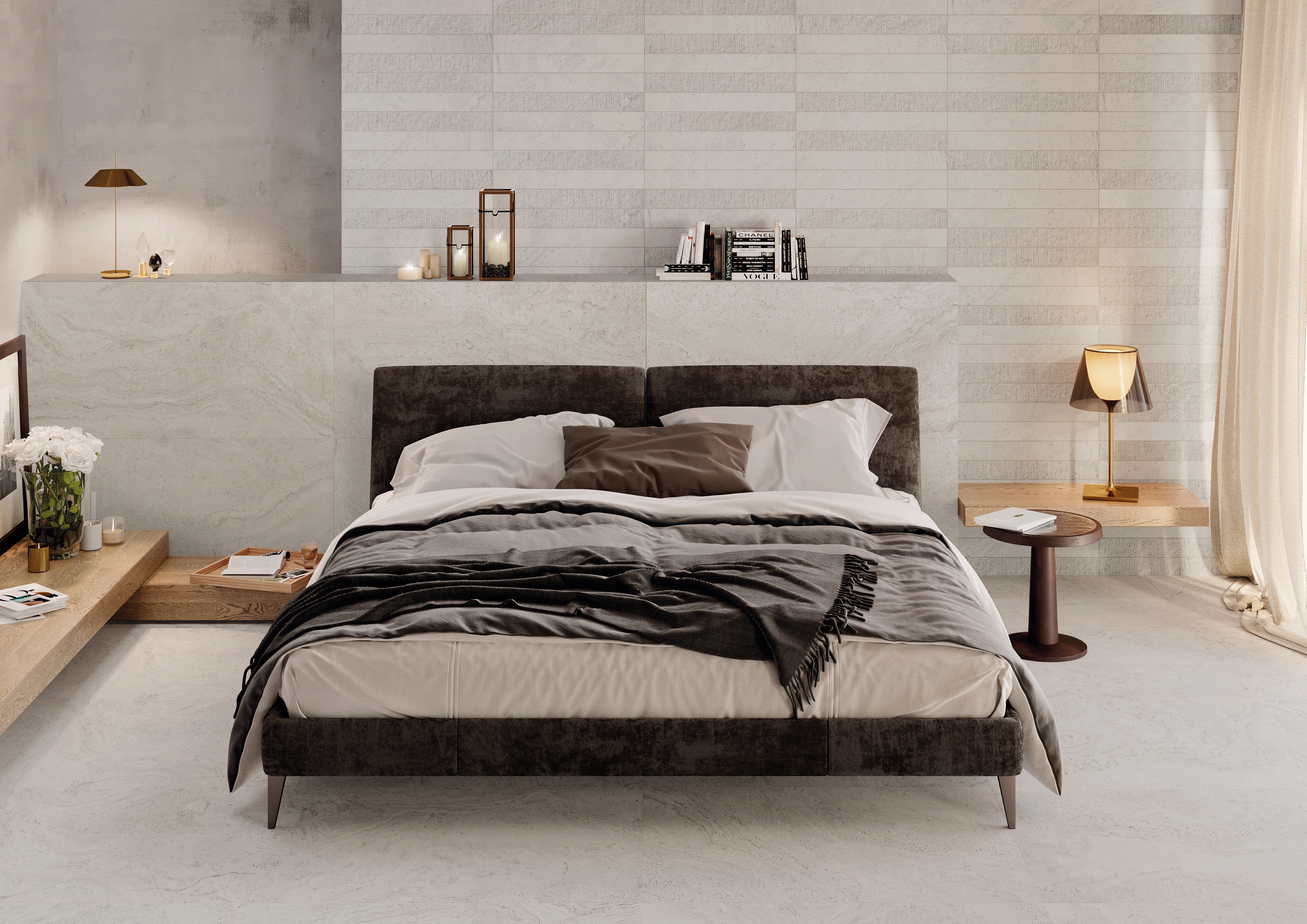 Provenza Ceramiche Unique Travertine Silver Minimal, Naturale