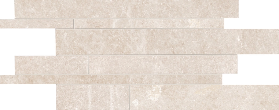 Groove Mosaico Listello Sfalsato E3G0 - Hot White, Naturale, 30x60cm, 9.50mm, Rectified