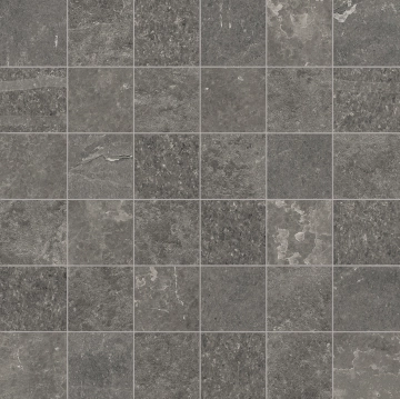 Groove Mosaico 5x5 E3FU - Mistique Black, Naturale, 30x30cm, 9.50mm, Rectified