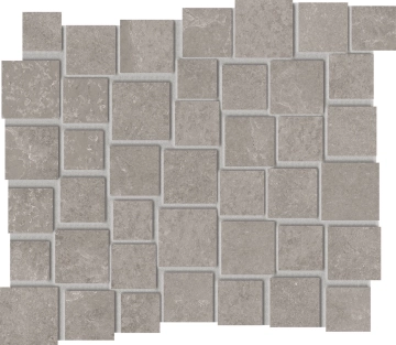 Groove Mosaico Penta E3GG - Bright Grey, Naturale, 28.7x33cm, 9.50mm, Rectified