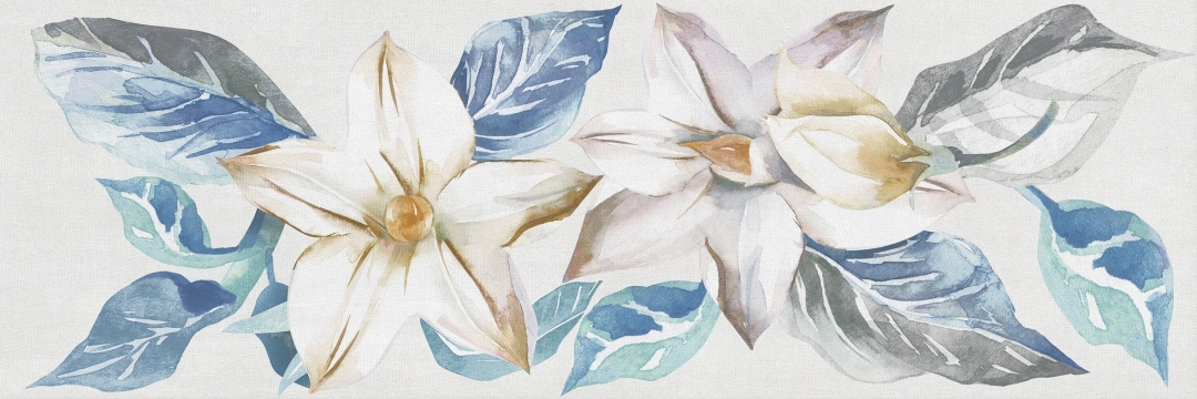 Cielo Decoro CIEFL - Floreale, Naturale, 25x75cm, 8.30mm, Not rectified