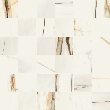 Archimarble 2 Mosaico 5x5 200130 - Sahara Blanc, Soft, 30x30cm, 9.00mm, Not rectified