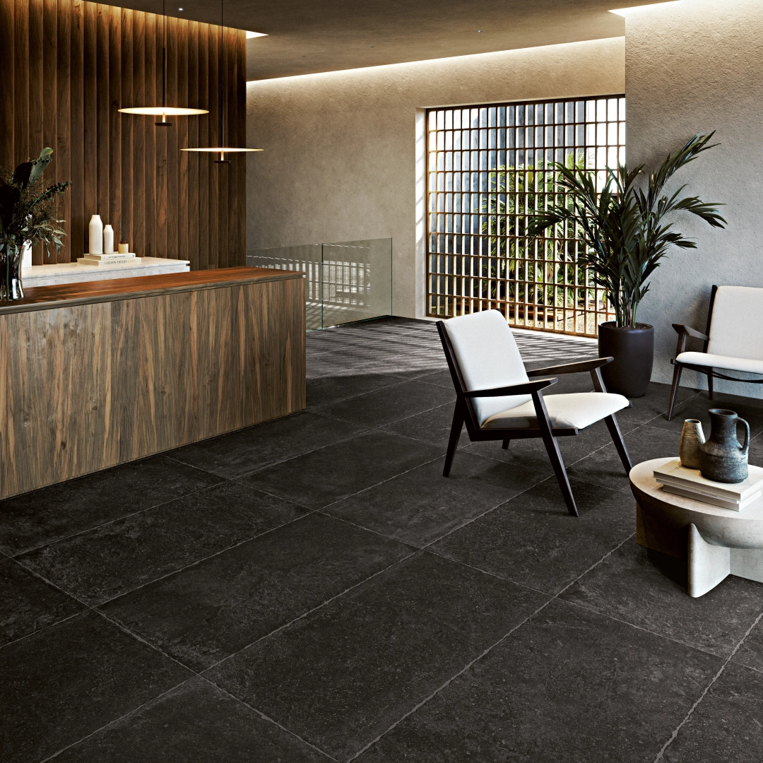 Isla Tiles I-stone Dark, Natural, 80x80cm, 9.50mm, Rectified — SKU ...