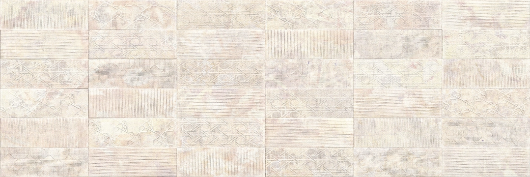 Spatolato Style 8431940442445 - Cream, Mate, 29.75x89.46cm, 7.00mm, Rectified