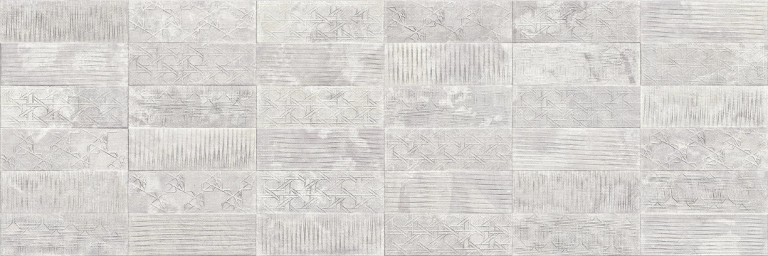 Spatolato Style 8431940442469 - Grey, Mate, 29.75x89.46cm, 7.00mm, Rectified