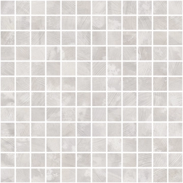 Spatolato Mosaico 2,5x2,5 8430828333134 - Grey, Mate, 29.75x29.75cm, 7.00mm, Not rectified