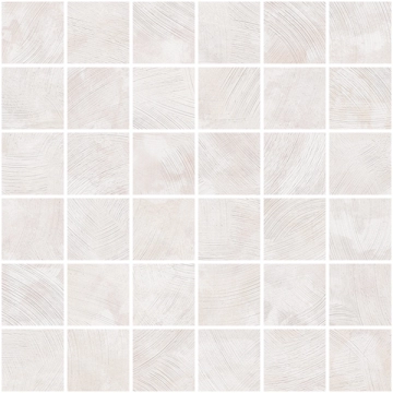 Spatolato Mosaico 5x5 8430828333165 - Ivory, Natural, 29.75x29.75cm, 10.00mm, Not rectified